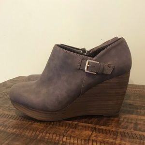 Dr scholls wedge booties